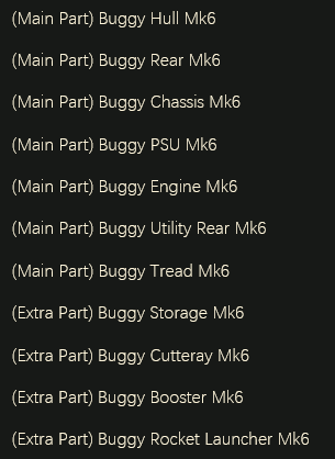 MMOJUGG Dune Awakening Buggy MK6 (Fully Equipped) Details View of Item Function and Use